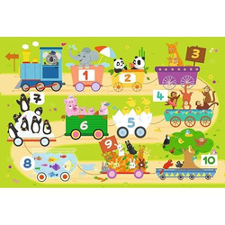 PUZZLE POCIĄG Z CYFERKAMI 15 EL MAXI 14278 TREFL