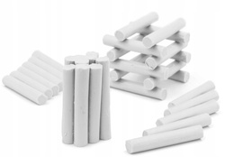 PLASTELINA W LASECZKACH SZKOLNA MONA ELASTYCZNA MAJEWSKI BIAŁA 1kg