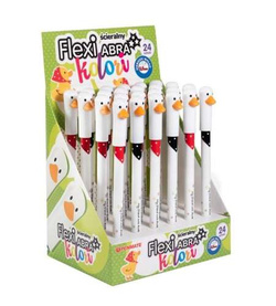 DŁUGOPIS ŚCIERALNY PENMATE FLEXI ABRA KACZKA 0.5mm NIEBIESKI + 3 WKŁADY