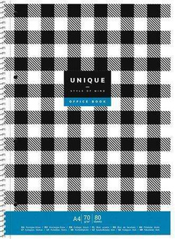 KOŁOZESZYT A4 80 KARTEK W KRATKĘ UNIQUE STYLE OF MIND KRATKA - ASTRA