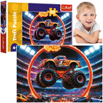 PUZZLE 60 EL. MONSTER TRUCK SAMOCHÓD AUTO UKŁADANKA DLA DZIECI TREFL 17404