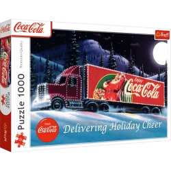 PUZZLE 1000 COCA COLA ŚWIĄTECZNA CIĘŻARÓWKA BOŻE NARODZENIE TREFL 10941
