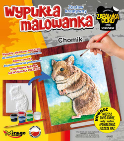 WYPUKŁA MALOWANKA FUTRZAK CHOMIK - MIRAGE HOBBY