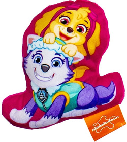 PSI PATROL PODUSZECZKA PLUSZAK MASKOTKA MIŁA W DOTYKU EVEREST I SKYE 15 cm