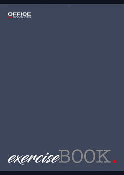 ZESZYT A5 KRATKA 96 KARTEK SZKOLNY LAMINOWANA OKŁADKA OFFICE - 4 sztuki