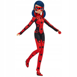 MIRACULOUS BIEDRONKA I CZARNY KOT MARINETTE LALKA LADYBUG RUCHOME ELEMENTY