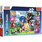 PUZZLE 100 ELEMENTÓW SONIC THE HEDGEHOG POZNAJ SONICA UKŁADANKA TREFL 16465