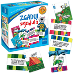 GRA KARCIANA ZGADUJ ZGADULA OBRAZKOWE ZAGADKI RODZINNA TOWARZYSKA GRANNA