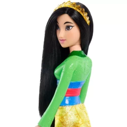 DISNEY PRINCESS LALKA KSIĘŻNICZKA MULAN W BŁYSZCZĄCEJ SUKIENCE MATTEL