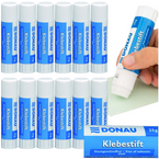 KLEJ SZKOLNY BIUROWY W SZTYFCIE PVP DONAU 25g BIAŁY ZMYWALNY - 12 sztuk