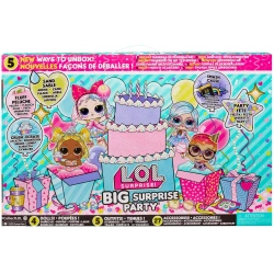 L.O.L. SURPRISE MEGA ZESTAW 4 LALKI FIGURKI 40 AKCESORIÓW TORT NA PRZYJĘCIE