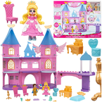 ZAMEK Z FIGURKAMI DOM DLA LALEK 3 PIĘTRA BAJKOWY PAŁAC CAMPUS ROYALE HIGH