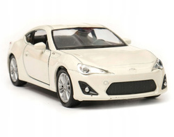 SAMOCHÓD METALOWY WELLY 1:34 TOYOTA 86 BIAŁY