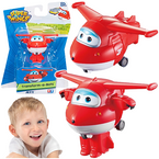 SUPER WINGS JETT DŹETEK FIGURKA TRANSFORMUJĄCA ROBOT SAMOLOT Z BAJKI 2w1 