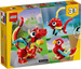 LEGO CREATOR 3W1 CZERWONY SMOK FENIKS RYBA RUCHOME FIGURKI 149 EL. 31145