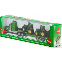 CIĘŻARÓWKA Z TRAKTORAMI TRAKTOR JOHN DEERE KOLEKCJONERSKA - 1837 SIKU