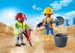 MINI FIGURKI ROBOTNICY BUDOWLANI 12 EL - PLAYMOBIL