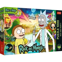 PUZZLE 1000 ELEMENTÓW PREMIUM PLUS RICK I MORTY UKŁADANKA 10838 TREFL