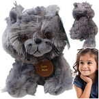 PLUSZAK MASKOTKA KOTEK UROCZA PRZYTULANKA MIĘKKA 18 cm KOT PERSKI SZARY