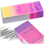 GUMKA DO ŚCIERANIA MAZANIA KOLOROWA PVC SUNSET MILAN SZKOLNA BIUROWA