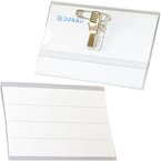 IDENTYFIKATOR Z KLIPSEM I AGRAFKĄ SZKOLNY DONAU TRANSPARENTNY