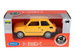 SAMOCHÓD WELLY PRL 1:34 FIAT 126P MALUCH ŻÓŁTY