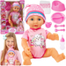 LALKA BOBAS SIUSIAJĄCY LISA NEWBORN BABY 40 cm BUTELECZKA PIELUSZKA SMOCZEK