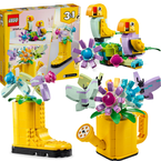 LEGO CREATOR 3W1 KWIATY BUKIET W KONEWCE KALOSZU PTAKI MOTYLE 31149 KLOCKI