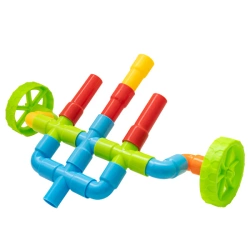 KLOCKI KONSTRUKCYJNE MAŁYCH GENIUSZY KOLOROWE ZŁĄCZKI 112 ELEMENTÓW ASKATO