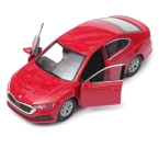 SKODA OCTAVIA CZERWONY METALOWY SAMOCHÓD KOLEKCJONERSKI WELLY 1:34