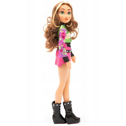 LALKA WINX CLUB BEAUTY POP FLORA 26 cm MODOWA AKCESORIA ŻEL Z BROTAKEM