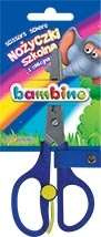 NOŻYCZKI BAMBINO Z ODBOJNIKIEM DLA PRAWORĘCZNYCH MAJEWSKI SZKOLNE - 10 szt.