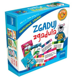 GRA KARCIANA ZGADUJ ZGADULA OBRAZKOWE ZAGADKI RODZINNA TOWARZYSKA GRANNA