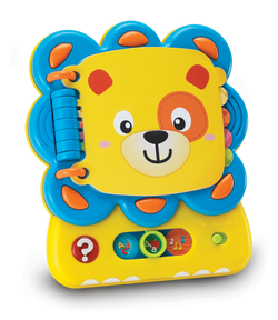 INTERAKTYWNA KSIĄŻECZKA EDUKACYJNA LWIE ZAGADKI MÓWIĄCA PO POLSKU WINFUN