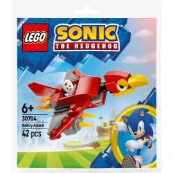 LEGO SONIC THE HEDGEHOG ATAKUJĄCY BALKIRY SAMOLOT PTAK CLUCKY 30704