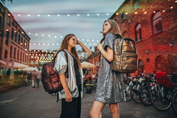 MIEJSKI BŁYSZCZĄCY PLECAK COOLPACK RUBY OPAL GLAM