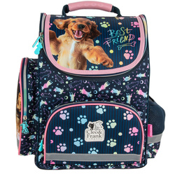 TORNISTER SZKOLNY ERGONOMICZNY CLEO I FRANK 44 DERFORM PIESEK DOG 