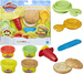 PLAY-DOH CIASTOLINA BURGER ZESTAW 4 TUBY - HASBRO