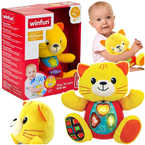 ZABAWKA INTERAKTYWNA KOTEK MIAUCZEK EDUKACYJNY MÓWI PL WINFUN CYFERKI