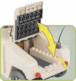 KLOCKI COBI POJAZD NATO AAT - DESERT SAND 24303