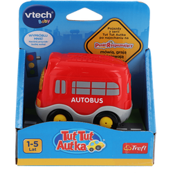 TUT TUT AUTOBUS AUTKO INTERAKTYWNY AUTOKAR VTECH ŚWIATŁO DŹWIĘKI