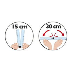 LINIJKA SKŁADANA ROZKŁADANA 30 CM - MAPED