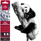 OŁÓWKI DO SZKICOWANIA KOH-I-NOOR WĘGIEL DO RYSUNKU MONOCHROMATYCZNEGO