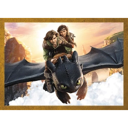 PUZZLE 4w1 JAK WYTRESOWAĆ SMOKA SZCZERBATEK UKŁADANKA 34678 TREFL