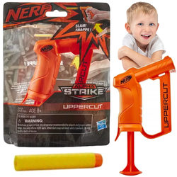 NERF ALPHASTRIKE UPPERCUT WYRZUTNIA BLASTER PISTOLET POMARAŃCZOWY HASBRO