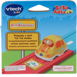 TUT TUT AUTOBUS AUTKO INTERAKTYWNY AUTOKAR VTECH ŚWIATŁO DŹWIĘKI