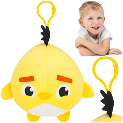 ANGRY BIRDS SQUASHY PODGIES BRELOK PLUSZOWY 12 cm ŻÓŁTY PTAK CHUCK