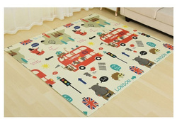 MATA PIANKOWA SKŁADANA DWUSTRONNA KOTKI LONDYN