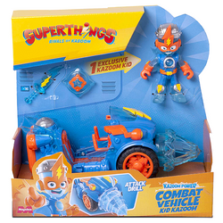 SUPER ZINGS SUPERTHINGS KAZOOM POWER POJAZD BOJOWY KID KAZOOM FIGURKA