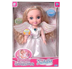 ANIOŁEK ŚPIEWAJĄCY KOLĘDY LALKA NATALIA ŚWIĘTA